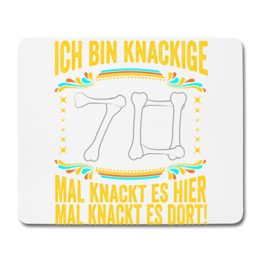 70 Geburtstag Geschenk Mousepad - 70 Geburtstag 70 Ehrentag 70 Jubiläum