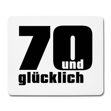 70 Geburtstag Geschenk Mousepad - 70. Geburtstag