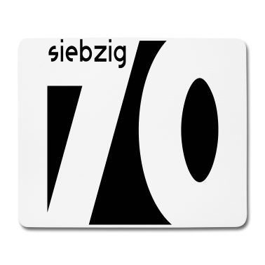 70 Geburtstag Geschenk Mousepad - 70. Geburtstag