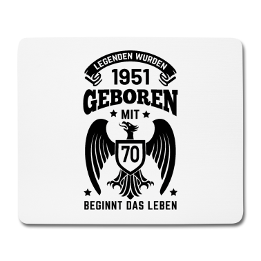 70 Geburtstag Geschenk Mousepad - 70. Geburtstag Geschenke zum 70.