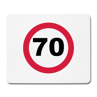70 Geburtstag Geschenk Mousepad - 70. Geburtstag