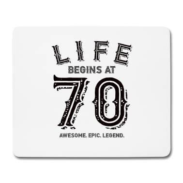 70 Geburtstag Geschenk Mousepad - 70. Geburtstag 70 Jahre Geburtstagsgeschenk
