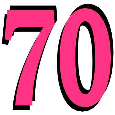 Motiv 70 . Geburtstag