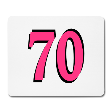 70 Geburtstag Geschenk Mousepad - 70 . Geburtstag