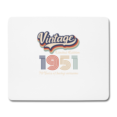 70 Geburtstag Geschenk Mousepad - 70. Geburtstag Vintage