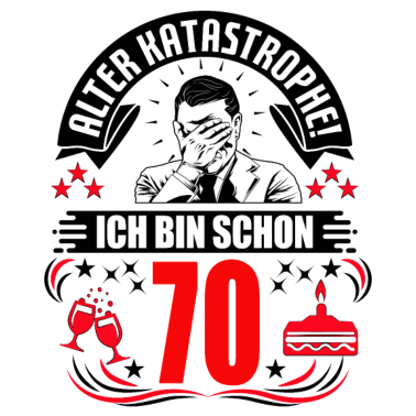 Motiv 70. Geburtstag Mann Geschenk lustig Geburtstag 70
