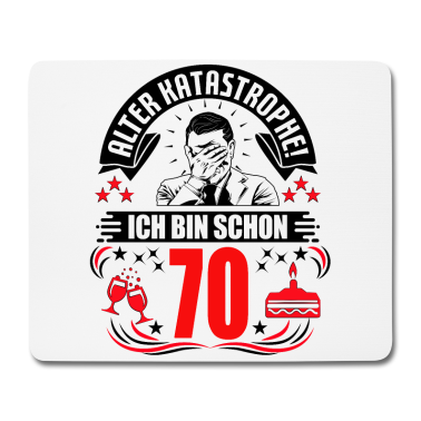 70 Geburtstag Geschenk Mousepad - 70. Geburtstag Mann Geschenk lustig Geburtstag 70