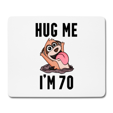 70 Geburtstag Geschenk Mousepad - 70 Geburtstag - 70 Jahre - Umarmung