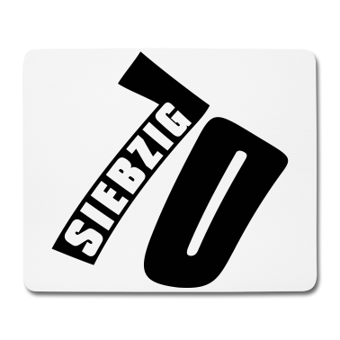 70 Geburtstag Geschenk Mousepad - 70. Siebzigster Geburtstag