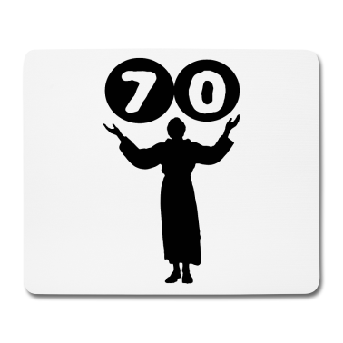 70 Geburtstag Geschenk Mousepad - Geburtstag 70 Jahre