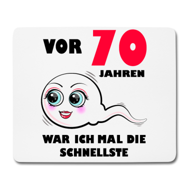 70 Geburtstag Geschenk Mousepad - 70 Geburtstag Frauen 1951 Jahrgang 70. Jubiläum