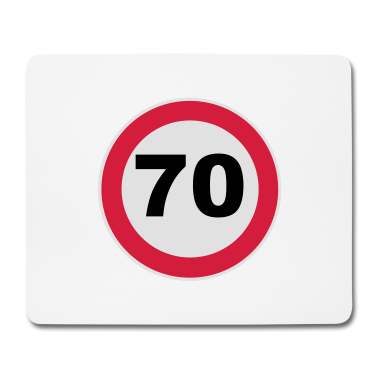 70 Geburtstag Geschenk Mousepad - 70. Geburtstag 70 70er runder Geburtstag 3c