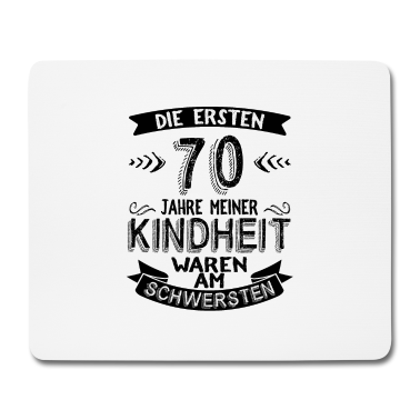 70 Geburtstag Geschenk Mousepad - 70 Geburtstag Mann