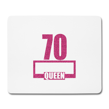 70 Geburtstag Geschenk Mousepad - 70. Geburtstag 70 Jahre 70er Birthday Queen
