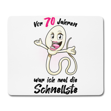 70 Geburtstag Geschenk Mousepad - 70 Geburtstag Frauen 1951 Jahrgang 70. Jubiläum
