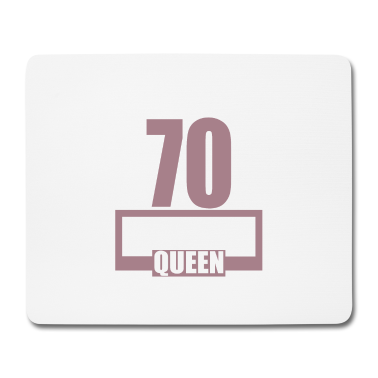 70 Geburtstag Geschenk Mousepad - 70. Geburtstag 70 Jahre 70er Birthday Queen