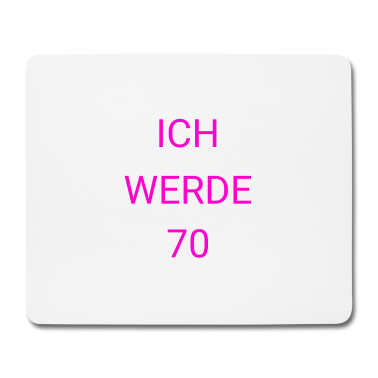 70 Geburtstag Geschenk Mousepad - 70 Jahre Geburtstag