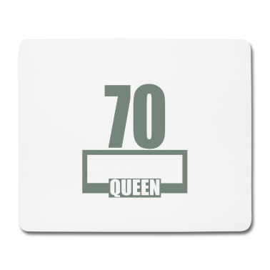 70 Geburtstag Geschenk Mousepad - 70. Geburtstag 70 Jahre 70er Birthday Queen