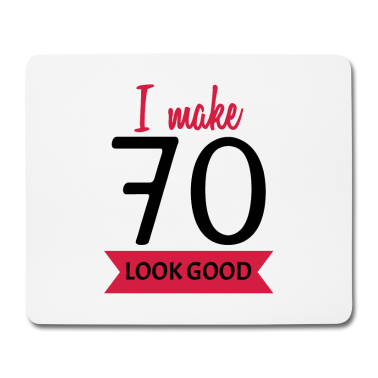70 Geburtstag Geschenk Mousepad - 70. Geburtstag Spruch lustig