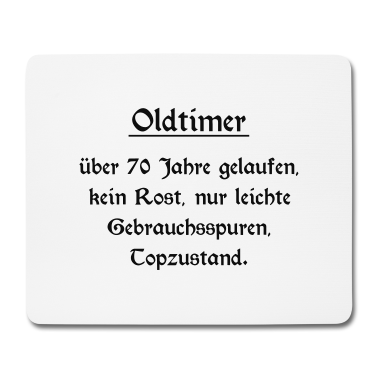 70 Geburtstag Geschenk Mousepad - Oldtimer - 70. Geburtstag