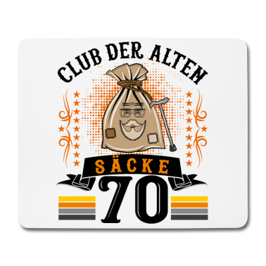 70 Geburtstag Geschenk Mousepad - 70. Geburtstag Geschenk für Männer Alter Sack 70