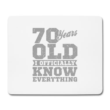 70 Geburtstag Geschenk Mousepad - 70 JAHRE ALT 70 Geburtstag Opa Lustig