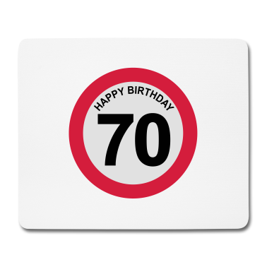 70 Geburtstag Geschenk Mousepad - 70