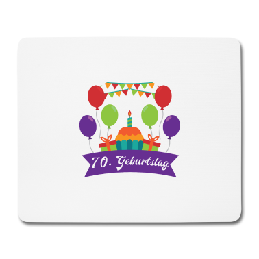 70 Geburtstag Geschenk Mousepad - 70. Geburtstag