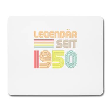 70 Geburtstag Geschenk Mousepad - Legendär seit 1950 70. Geburtstag 70 Vintage