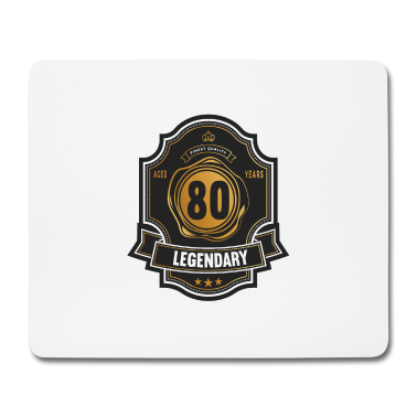70 Geburtstag Geschenk Mousepad - 70. Geburtstag 70 Jahre Whiskey Whisky Label