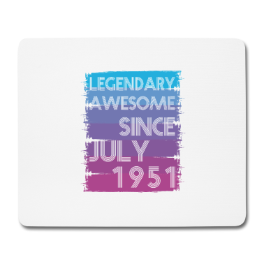 70 Geburtstag Geschenk Mousepad - 70. Geburtstag 70 Jahre Legend since Juli 1951