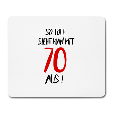 70 Geburtstag Geschenk Mousepad - 70. Geburtstag Sprüche Geschenkidee Geschenk