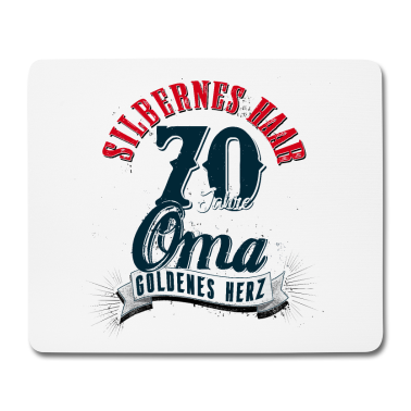 70 Geburtstag Geschenk Mousepad - Oma, 70. Geburtstag, 70 Jahre, Geschenk