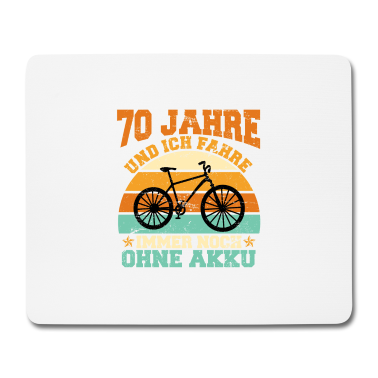 70 Geburtstag Geschenk Mousepad - Alter Mann 70 Jahre 70. Geburtstag Geschenk