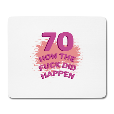 70 Geburtstag Geschenk Mousepad - 70 Geburtstag
