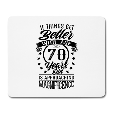 70 Geburtstag Geschenk Mousepad - 70. Geburtstag Geschenkideen für Frauen