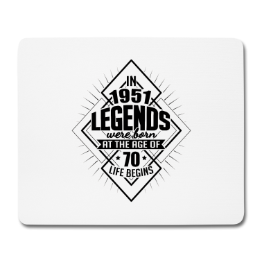 70 Geburtstag Geschenk Mousepad - 70. Geburtstag Herren Vintage Retro
