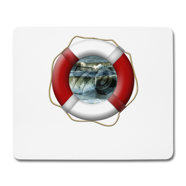 70 Geburtstag Geschenk Mousepad - Rettungsring - 70 Jahre - Geburtstag