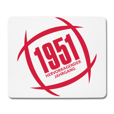 70 Geburtstag Geschenk Mousepad - 70. Geburtstag Hervorragender Jahrgang 1951