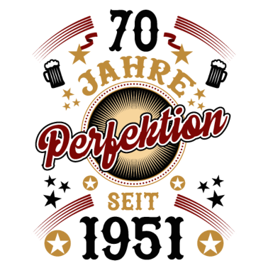 Motiv 70 Geburtstag Frauen Männer Geschenk lustig