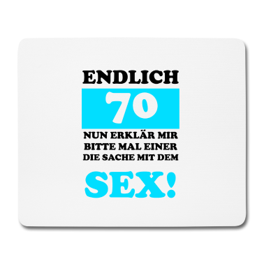 70 Geburtstag Geschenk Mousepad - Endlich 70 Geschenk Geburtstag 1949