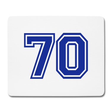 70 Geburtstag Geschenk Mousepad - 70