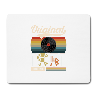 70 Geburtstag Geschenk Mousepad - 1951 Vintage 70. Geburtstag Retro Geschenk