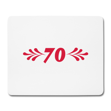 70 Geburtstag Geschenk Mousepad - 70
