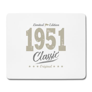 70 Geburtstag Geschenk Mousepad - Geburtstag 70 Jahre 1951 Geburtsjahr