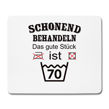 70 Geburtstag Geschenk Mousepad - Schonend Behandeln Geschenk zum 70. Geburtstag