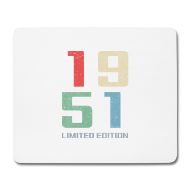 70 Geburtstag Geschenk Mousepad - 70. Geburtstag 70Jahre 1951 Jahrgang