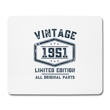 70 Geburtstag Geschenk Mousepad - 70. Geburtstag Vintage 1951 Retro