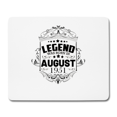 70 Geburtstag Geschenk Mousepad - August 1951 70. Geburtstag Männer Frauen