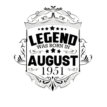 Motiv August 1951 70. Geburtstag Männer Frauen